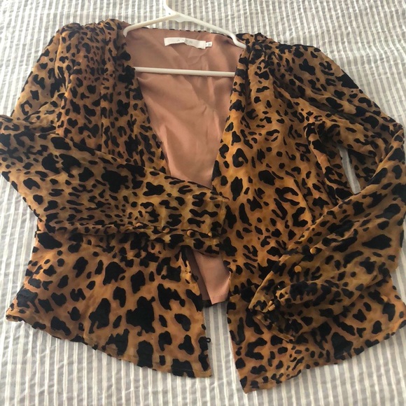 Animal print blazer ASTR - Picture 1 of 3